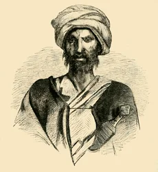 Arab beduin, 1890.