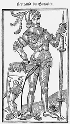 Bertrand du Guesclin Sir Bertrand du Guesclin tetteinek könyvéből, 1487