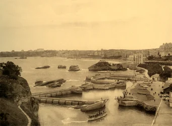 Biarritz – A halászkikötő, 1930.