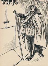 Szőke énekel Richards ablaka alatt, 1907