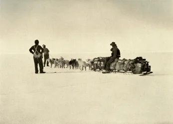 Bluff Depot Party on the Barrier, c1908, 1909.