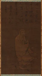 Bodhidharma átkelés a Jangzin egy nádon, 15. század.
