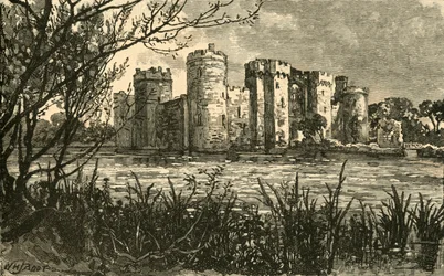 Bodiam vára, 1898.