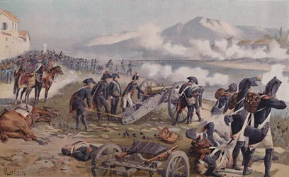 Bonaparte Lódira célozza az ágyút, 1796, 1896.