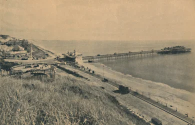 Boscombe mólója és a tengerpart, 1929
