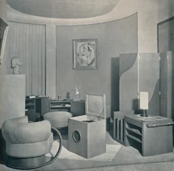 Budoár a Salon des Artistes Decorateurs-ből, 1929, DIM, c1930.