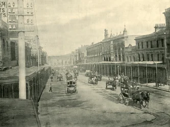 Brickfield Hill, Sydney, 1901.