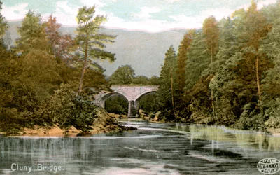 Cluny hídja, Pitlochry közelében, Perthshire, Skócia, XX. század eleje