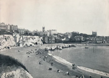 Broadstairs – Általános kilátás a sziklákról, 1895