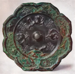 Bronztükör: TAng-dinasztia, 618-907