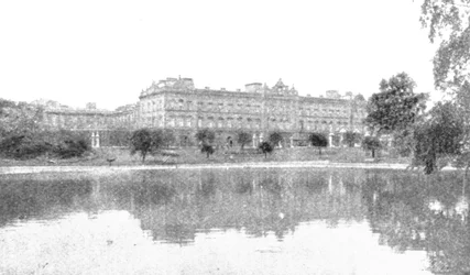 Buckingham-palota Victoria idején, 1901.