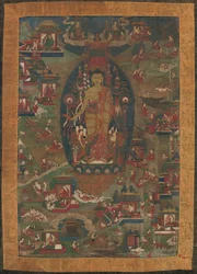 Sákjamuni Buddha és korábbi életeinek jelenetei Jataka mesék, 1573-1619.