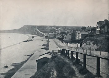 Budleigh Salterton – Általános nézet a völgyről, 1895