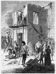 Chappe távíróállomás építése, c1793, c1870