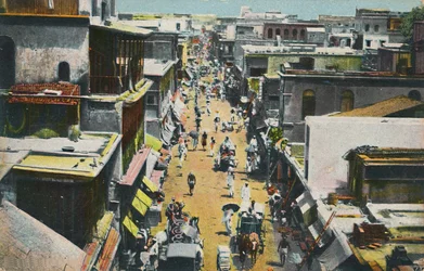 Burra Bazar, Kalkutta, 1905.