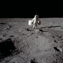 Buzz Aldrin a Tranquility Base-on