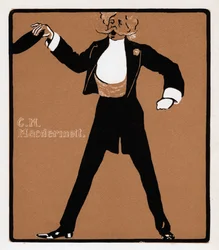 CH MacDermott 1845-1901, zeneterem sztár, 19. század vége