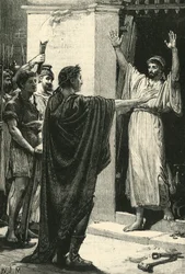 Caesar, aki birtokolja a kincset a Szaturnusz templomában, 1890.