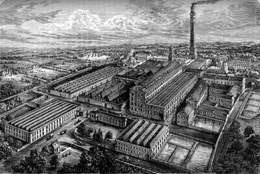 Camperdown vászonmunkák, Dundee, c1880