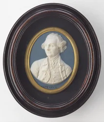 James Cook Wedgwood kapitány portré medalion, 1776 körül