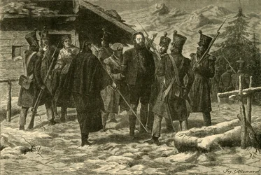 Andrew Hofer elfogása 1810, 1890.