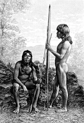 Caraya indiánok, Dél-Amerika, 1895
