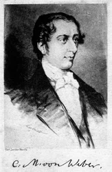 Carl Maria von Weber 1786-1826, német zeneszerző, XX