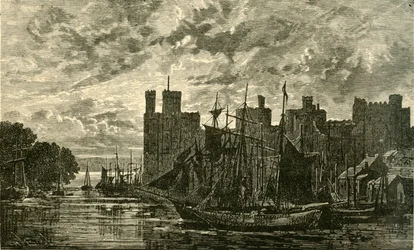 Carnarvon kastély, 1898.