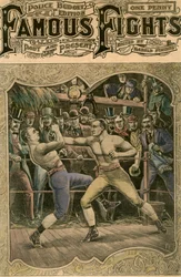 Carney teljes erejével jobb oldalát az állkapcsába verte, 1880-as évek, 19. század vége vagy 20. század eleje