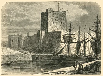 Carrickfergus kastély, 1898.