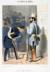 Rajzfilm a párizsi kommünről, 1870-es évek.