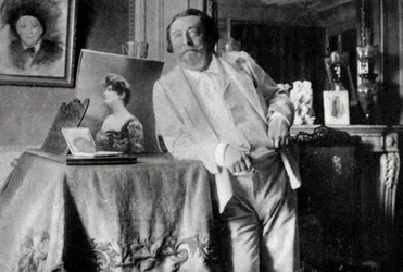 Catulle Mendes francia költő és levélember, 1906