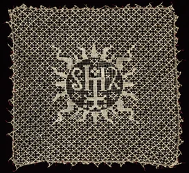 Kehelyfátyol Krisztus monogramjával, 1500-as évek.
