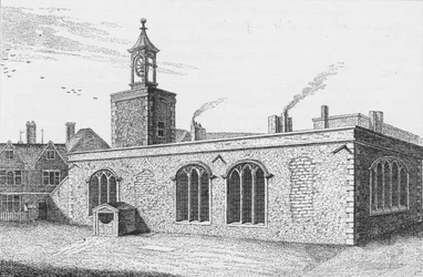 A Vincula Szent Péter királyi kápolna, kilátással a Tower Greenre, London, 1737 1904