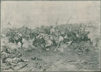 A tizenkettedik huszárok rohama a marengói csatában, 1800, 1896.