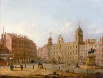 „Charing Cross és Northumberland House”, 18. század vége