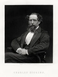 Charles Dickens angol regényíró és újságíró, 1876