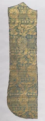 Chasuble Fragment Realistic Animals, c. 1420.