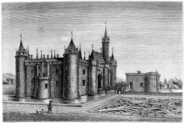 Chateau de Marcoussis, Párizs, Franciaország, 17. század, 1849