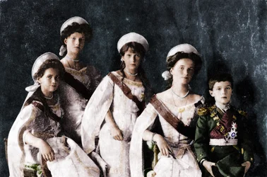 Miklós orosz cár gyermekei, 1910.