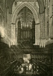 York Minster kórusa, 1898.