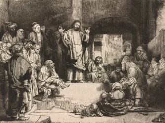 Krisztus prédikációja La petite Tombe, c. 1652.