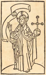Krisztus Salvatore előtt, c. 1475.