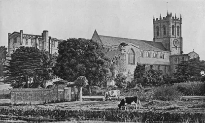 Christchurch Priory, 1910