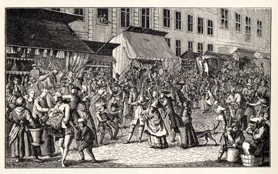 Karácsonyi vásár Berlinben, 1776.