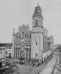 La Santisma templom, Mexikó városa, 1897.