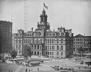Városháza, Detroit, Michigan, 1897.
