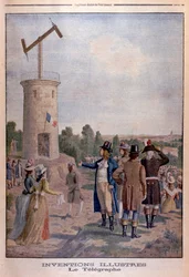 Claude Chappe 1763-1805, francia mérnök és feltaláló, 1901