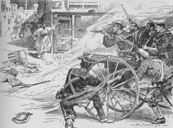 Alexandria utcáinak megtisztítása, c1896, 1902
