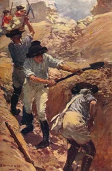 Clive az árkokban Arcotban, 1751 c1912